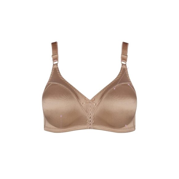 NWT Bali Woman's Double Support Wire-Free Bra 3820 Pink Chic Lace Print 38C - Picture 5 of 12